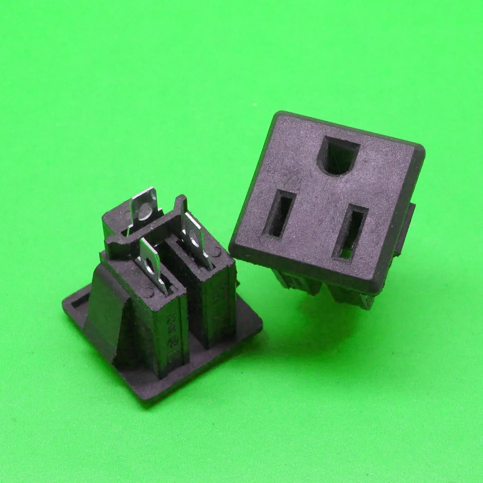 

1x American standard AC POWER SOCKET 15A 125V Multinational Certification Environmental copper AC Power outlet