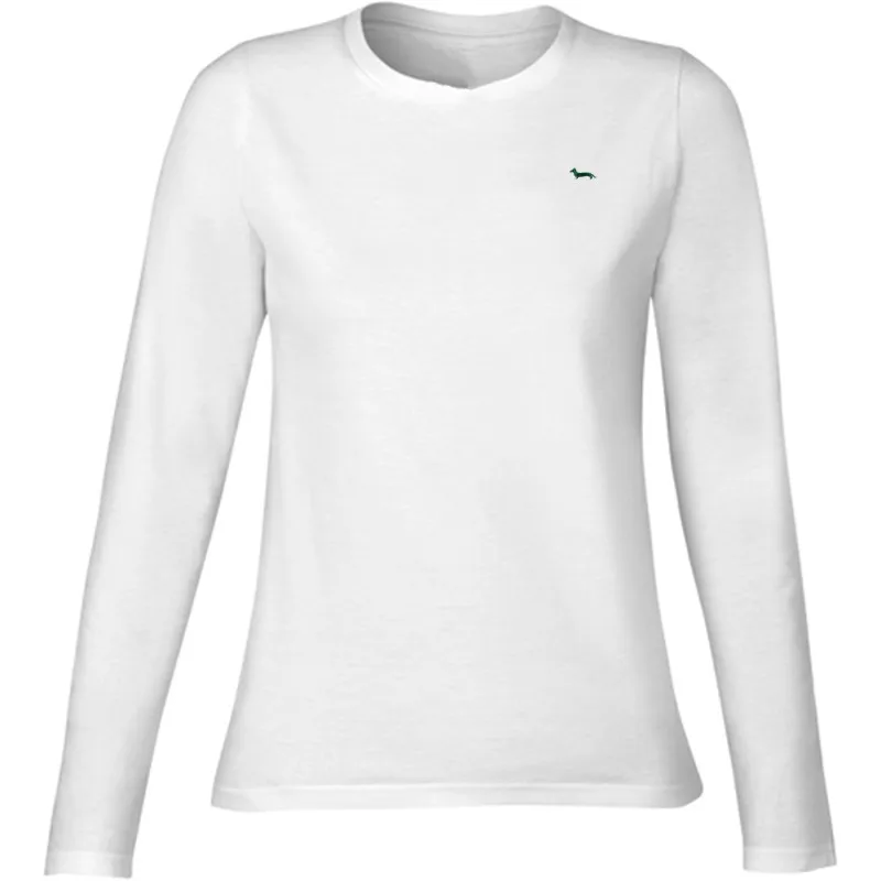 

2018 New spring O-neck solid 100%cotton t shirt women solid casual long sleeve Embroidery t-shirt breathable soft tops teesT0016