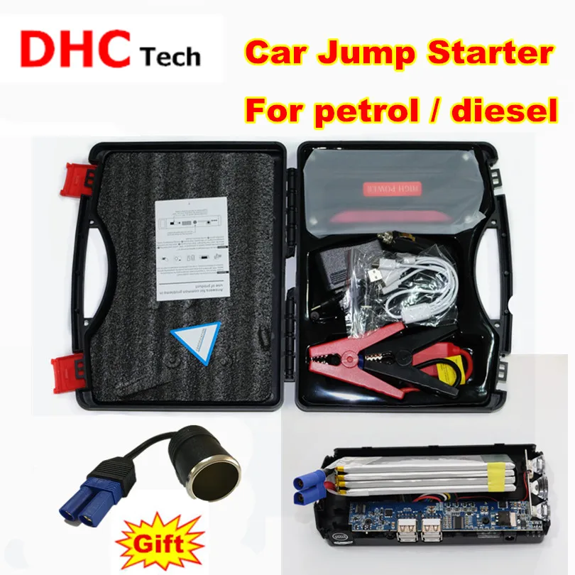 

Lowest price Portable Charger Car Jump Starter 12V Power Bank 600A Car Battery Booster Starting Petrol & Diesel Car