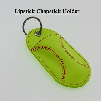 

Wholesale Softball Baseball Chapstick Holder Lipstick Holder Ready in Stock