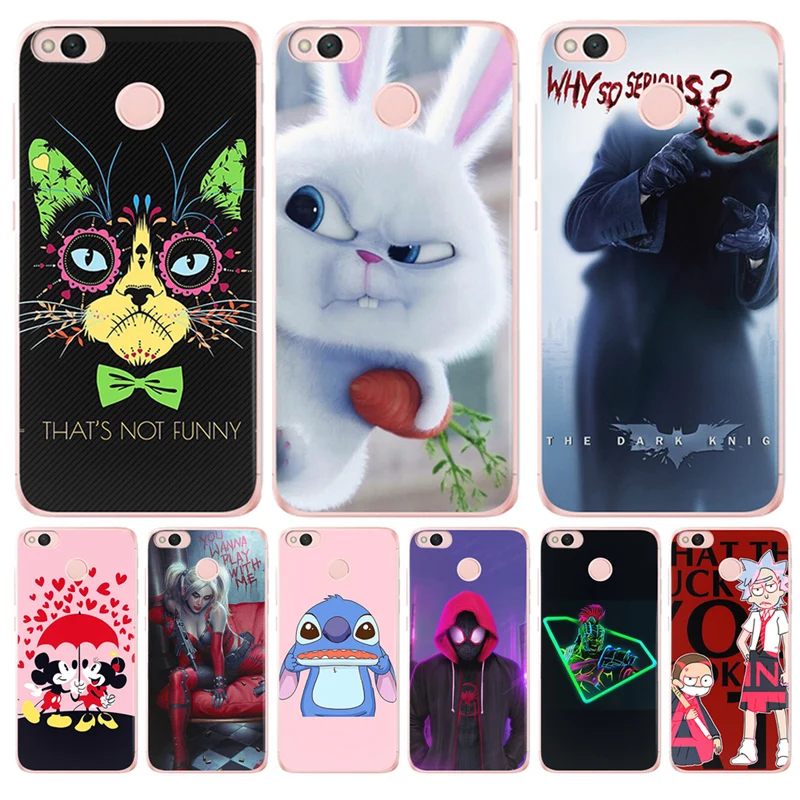

venom rabbit Soft Silicone For Xiaomi Redmi Mi 4X 4A 5A 5 Plus Note 4 6 pro 6A A1 5X A2 6X Lite 8 Phone Case Back Cover bumper