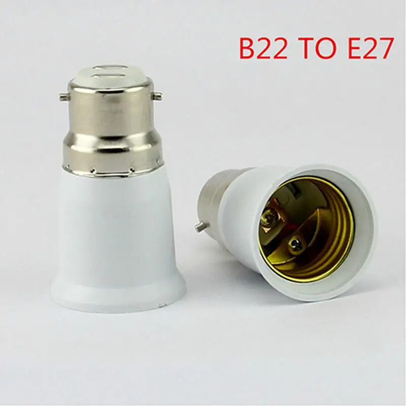 

HobbyLane B22 to E27 Led Lamp Bulb Base Conversion Holder Converter Socket Adapter Converter Light Adapter Lamp Holder