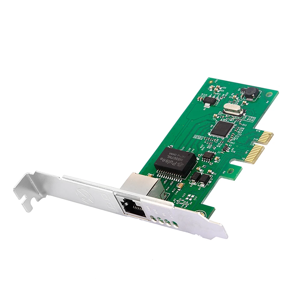 Diewu intel82574 PCI Express x1 PXE boot гигабайт LAN карта для сетевой карты ПК|Сетевые карты| |
