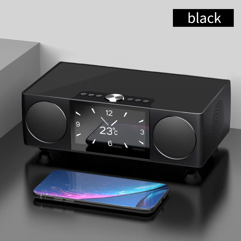 

S9 Can Play Video Portable Wireless Bluetooth Speaker 8000mAH Power Bank Dual-Driver 3D Stereo Bass Wireless Speaker TF AUX USB