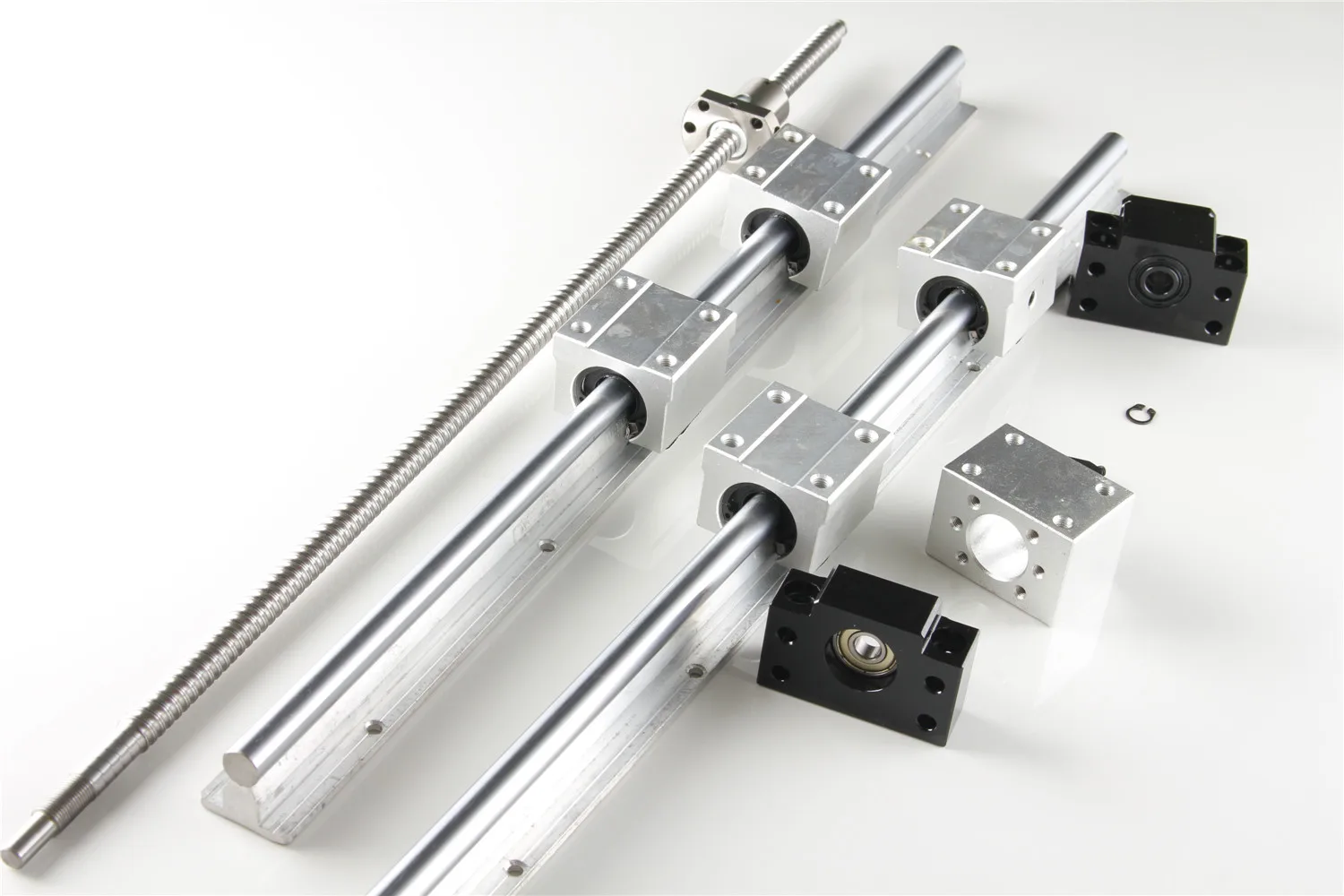 

2xSBR16-500 Rail & SFU1204-550 Ballscrew & BF/BK10 + Ballnut Housing + 4xSBR16UU