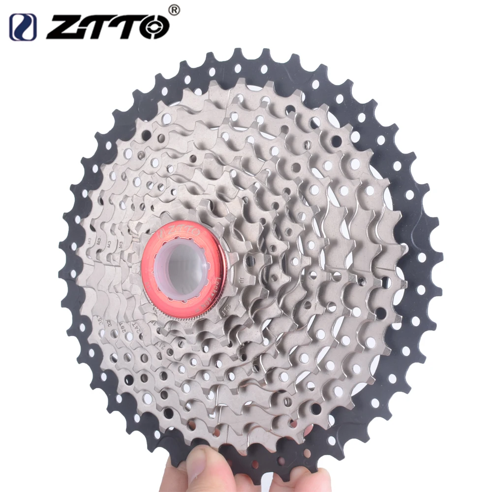 ZTTO 11 42T 10 скорость s широкий коэффициент соотношение MTB кассета велосипеда Кассета