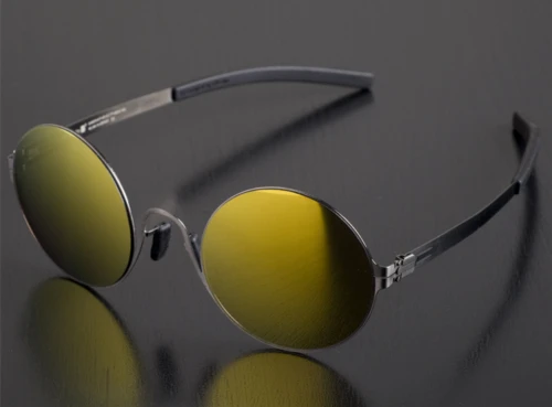 Винтажные Круглые Солнцезащитные очки из нержавеющей стали без винта, женские уличные солнцезащитные очки с цветными линзами, мужские UV400 Gafas De Sol - Цвет линз: Gun VS Golden Lens