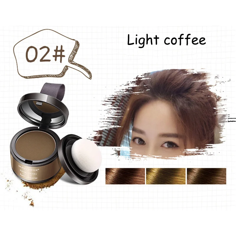 02 Hairline Shadow Powder 4 цвета быстрый ремонт волос слоеное наполнение тонких волос MSI-19 - Цвет: 02
