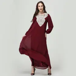 BLINGSTORY Модные женские Vestidos Малайзия Аравия Ближний Восток Marokkaanse кафтан длинный халат большого размера, мусульманский платье L-7XL