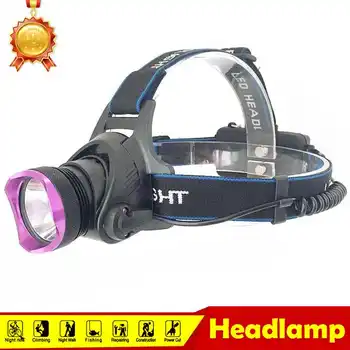 

2000 Lumens Flashlight Forehead T6 LED Headlamp 18650 Waterproof Headlight Rechargeable Head Lamp for Camping Light Torch
