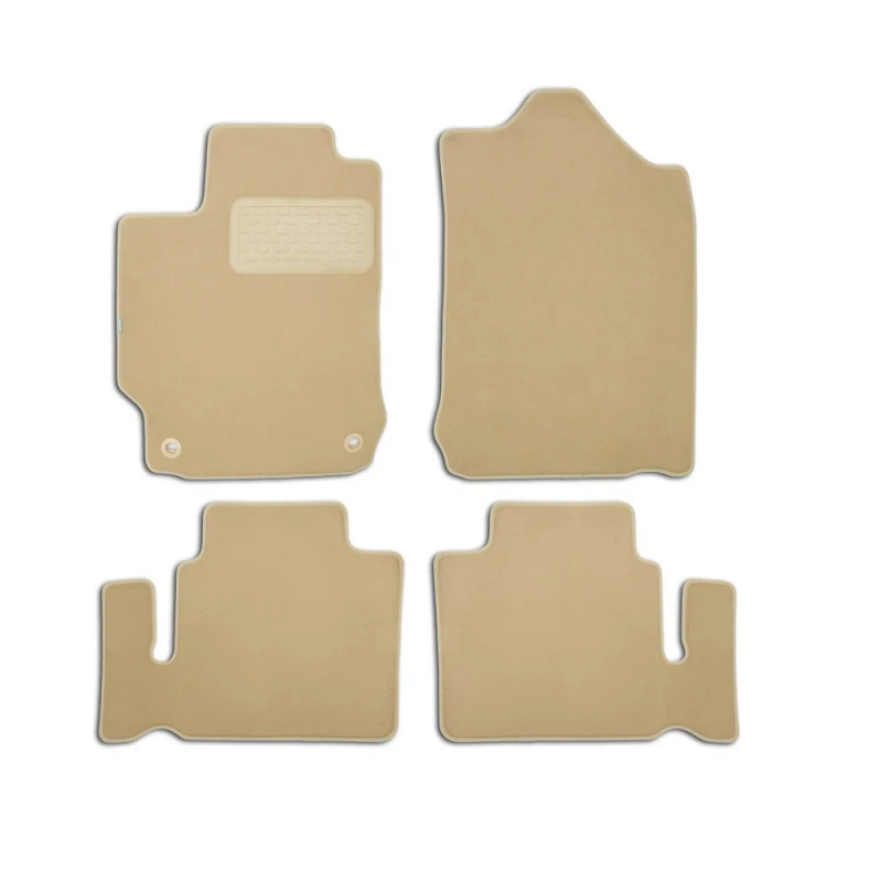 Коврики в салон Klever Premium For TOYOTA Camry 2011-, сед., 4 шт.(текстиль, бежевые