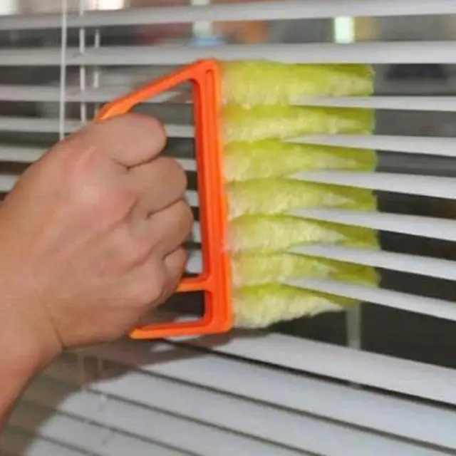 Microfiber Blinds Cleaning Brush Slat Dust Cleaner Cleaning