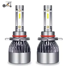 Buy Fuxuan 2Pcs H7 LED H4 LED H11 Car Light Canbus Headlight Bulb 3200LM H3 H1  9005 9006 9012 36W 6000K 12V 24V Auto H7 Led Free Shipping