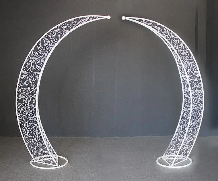 

New wedding props Tieyi Arch Sen Department outdoor wedding stage decoration Moon Flower Gate Happiness Gate