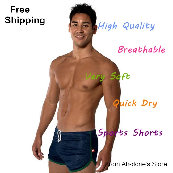 Men's Sports Mesh Shorts ! Andrew Christian Sexy Low Waist Boxers ...