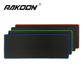 

Rakoon 30*80CM Large Gaming Mouse Pad All Black-faced Red/Blue/Black/Green Lock Edge Rubber Speed Mouse Mat For PC Laptop