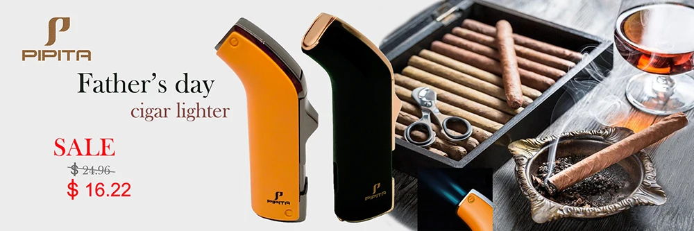 COHIBA зажигалка для сигар, ветрозащитная многоразовая Бутановая Зажигалка, фонарь, зажигалка с синим пламенем, зажигалка для сигарет