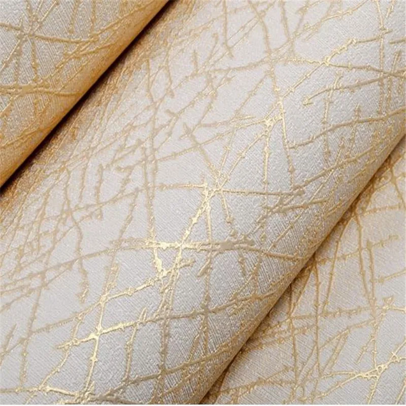 PVC Vinyl Wallpapers Rolls Geometric Stripes Wallpapers for Living Room Bedroom Modern Textured Metal Wall Papers Home Decor PVC Vinyl Wallpapers Rolls Geometric Stripes Wallpapers for Living Room Bedroom Modern Textured Metal Wall Papers Home Decor