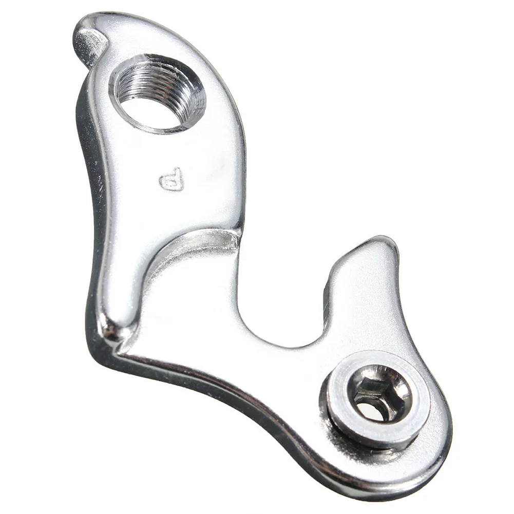 الخلفية Derailleur الفضة أجزاء سبائك الألومنيوم دراجة انتقال شماعات إطار الذيل هوك العروه الترباس ثابت جهاز الطريق الدراجة