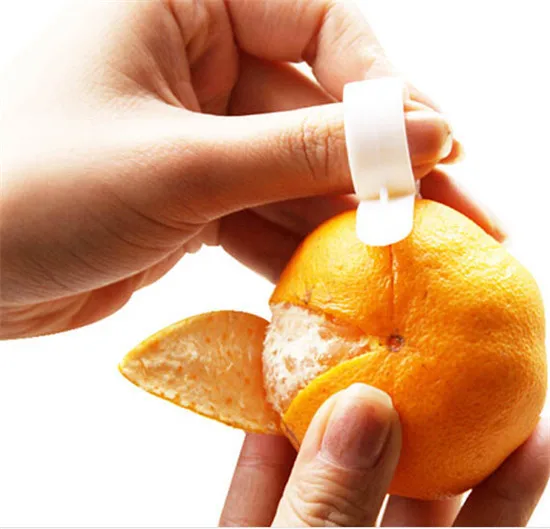 

10pcs/lot Cooking Tools Parer Finger Type Open orange peeler machine Orange Device tools Creative kitchen accessories de cozinha