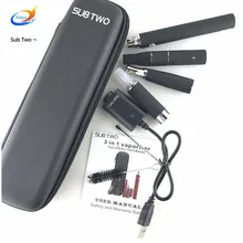 Sub два evod 3in1 электронная сигарета испаритель сухой травы Воск жидкие сигареты комплект 650 900 1100 мАч evod Батарея mt3 распылитель VAPE ручка