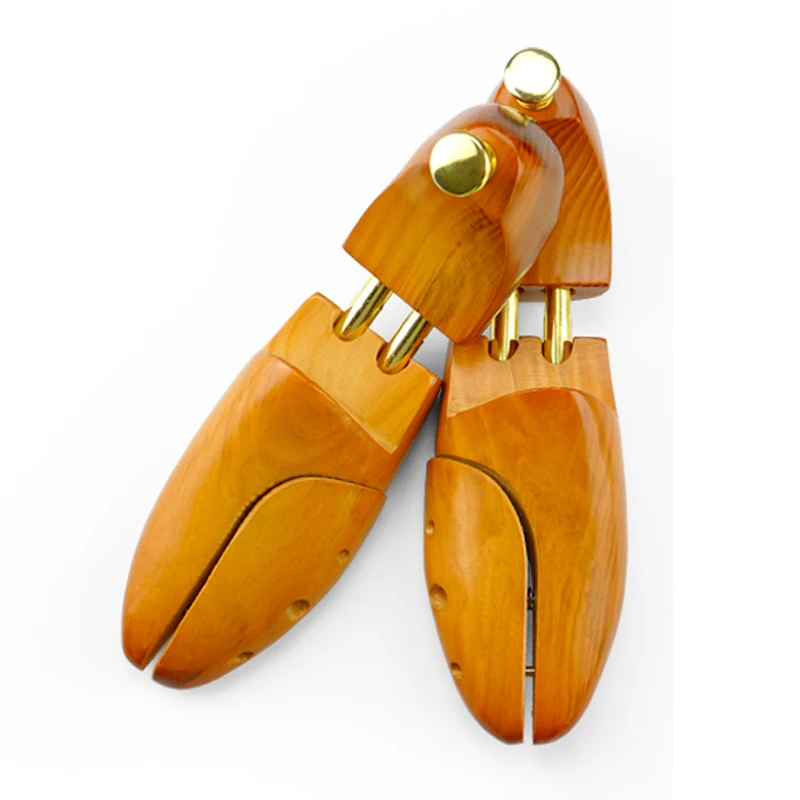 Деревянный обувной дерево для обуви из натуральной кожи Wo мужская обувь кроссовки носилки формирователь Хранитель 1 пара Регулируемая ширина Sawol - Цвет: Brown(43-44)XL