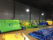Inflatable amusement park swimming pools used games water obstacle course