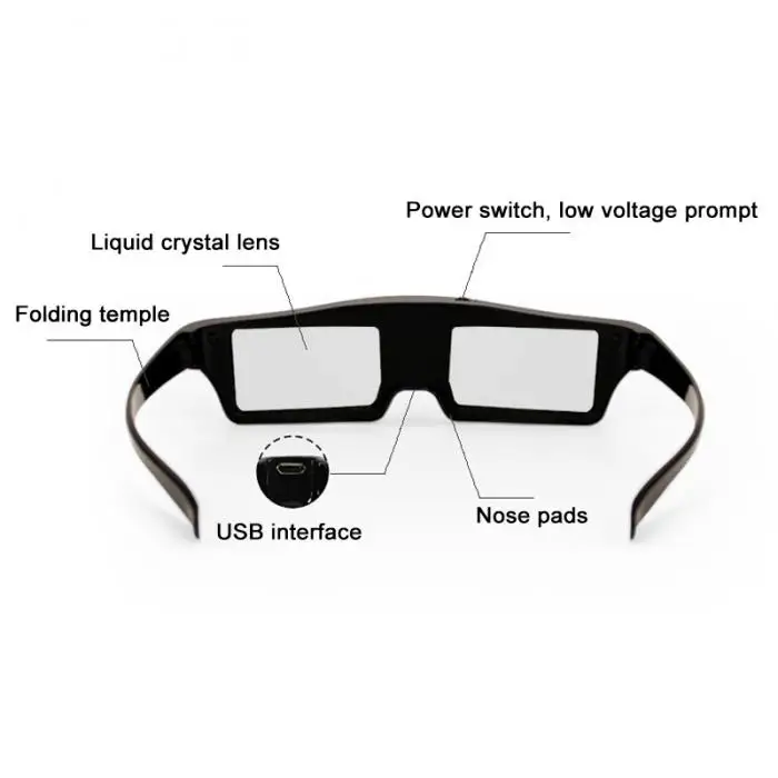3D Bluetooth активные очки затвора для Epson sony samsung Panasonic 3D tv GDeals