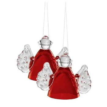 

Size: 52 mm bottom: 35 mm Glass decoration glass ornament red Angel Crystal Christmas ornaments Home Furnishing jewelry