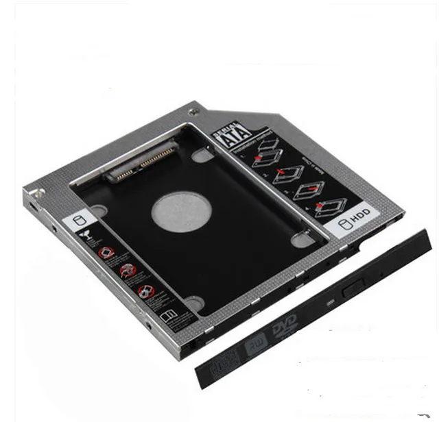

for DELL Inspiron 15R N5010 M5010 Second Hard Drive Enclosure DVD Optical Bay Case 12.7mm