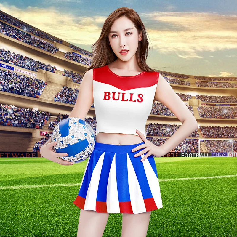 2019 الصيف النساء وفتاة أزياء رسمية للمشجعين كرة السلة لعبة كرة القدم الوطني و طالب فريق اللياقة البدنية كرة القدم فتاة الرياضة اللباس