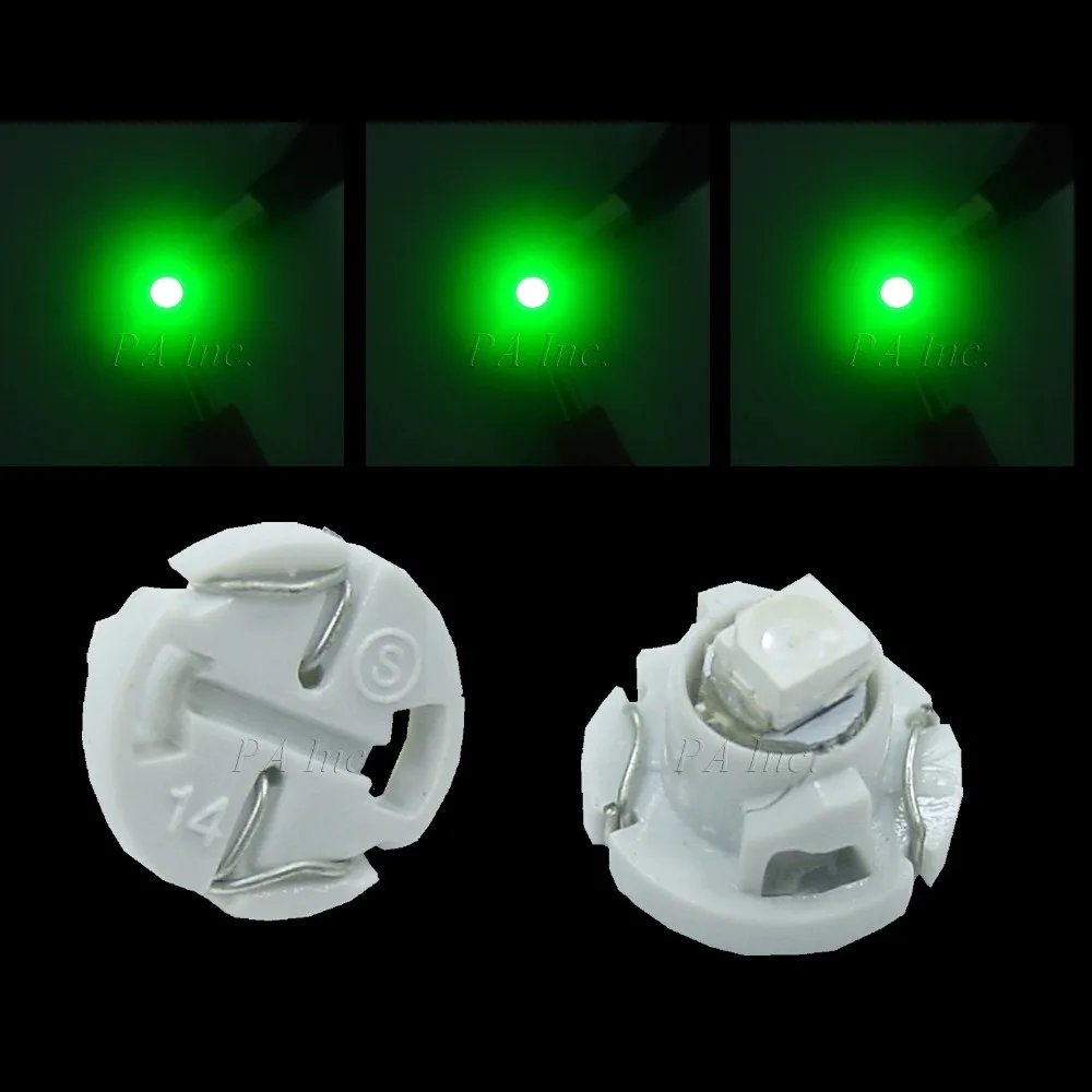 

PA LED 10pcs x Car Instrument Cluster Panel Lamps Gauge T4.2 High Quality 1SMD 3528 LED 12V 5 Colors Set
