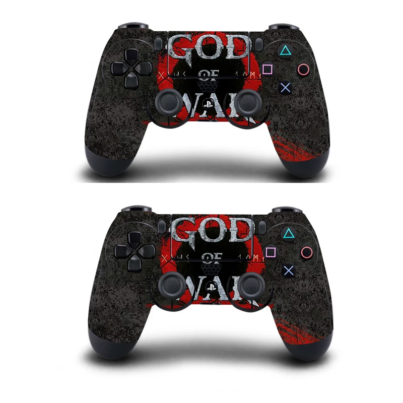 Пара контроллера кожи Полное покрытие наклейка для Playstation 4 Dualshock 4 геймпад виниловые наклейки Play станция 4 игры God Of War