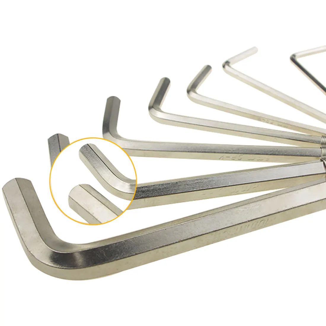 8 In 1 Hex Wrench Set 1.5mm6mm Key Chain Spring Coil Hex Wrench Suit