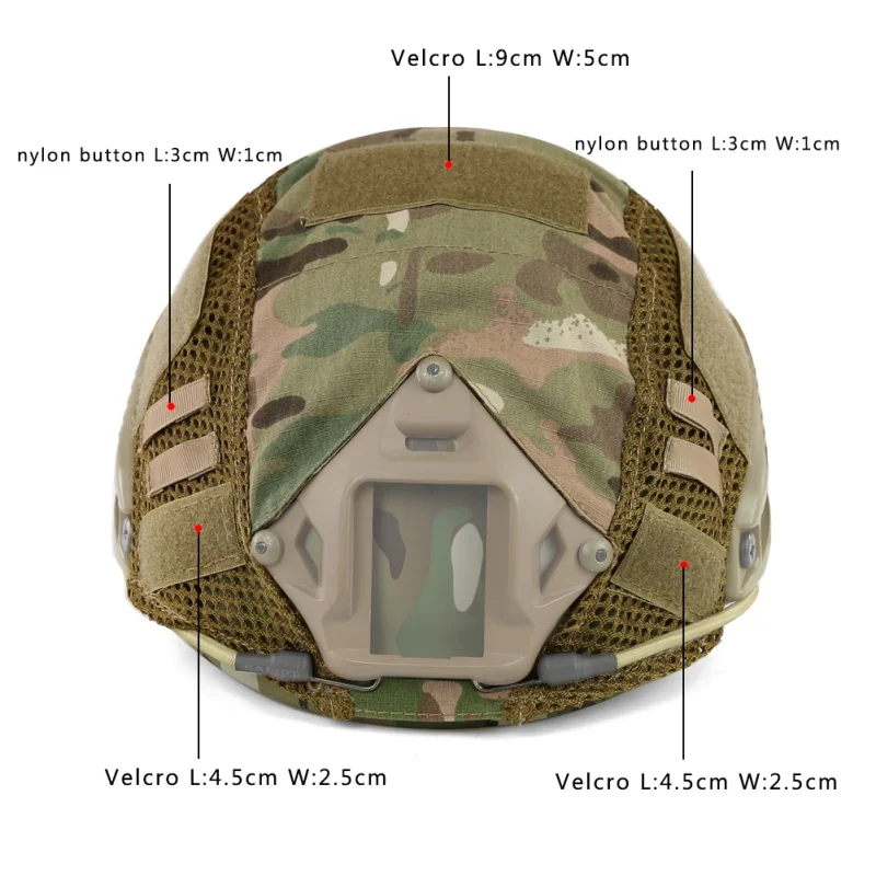 Окружность головы 52-60 см Шлем тактический шлем крышка страйкбол Пейнтбол Wargame gear CS Быстрый Шлем Крышка