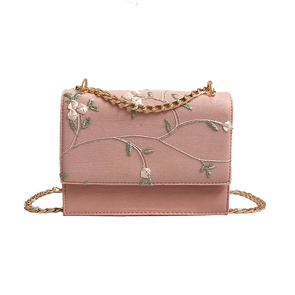 Buy Women Shoulder bag Floral Embroidery Lace Bag