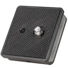 Фото 2 шт. БЫСТРОРАЗЪЕМНАЯ пластина крепление аксессуары адаптер 1/" винт для штатив Weifeng 330A 1005