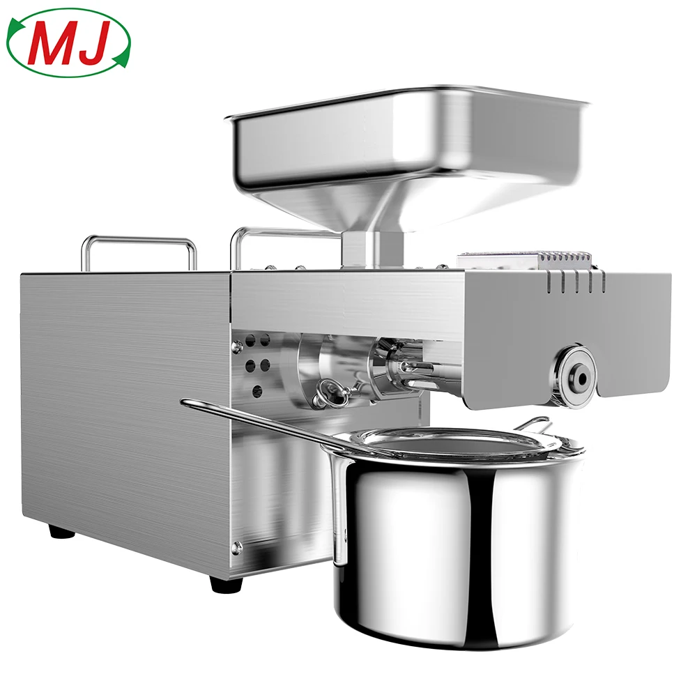MJ для домашнего использования мини машина холодного отжима масла с контролем температуры