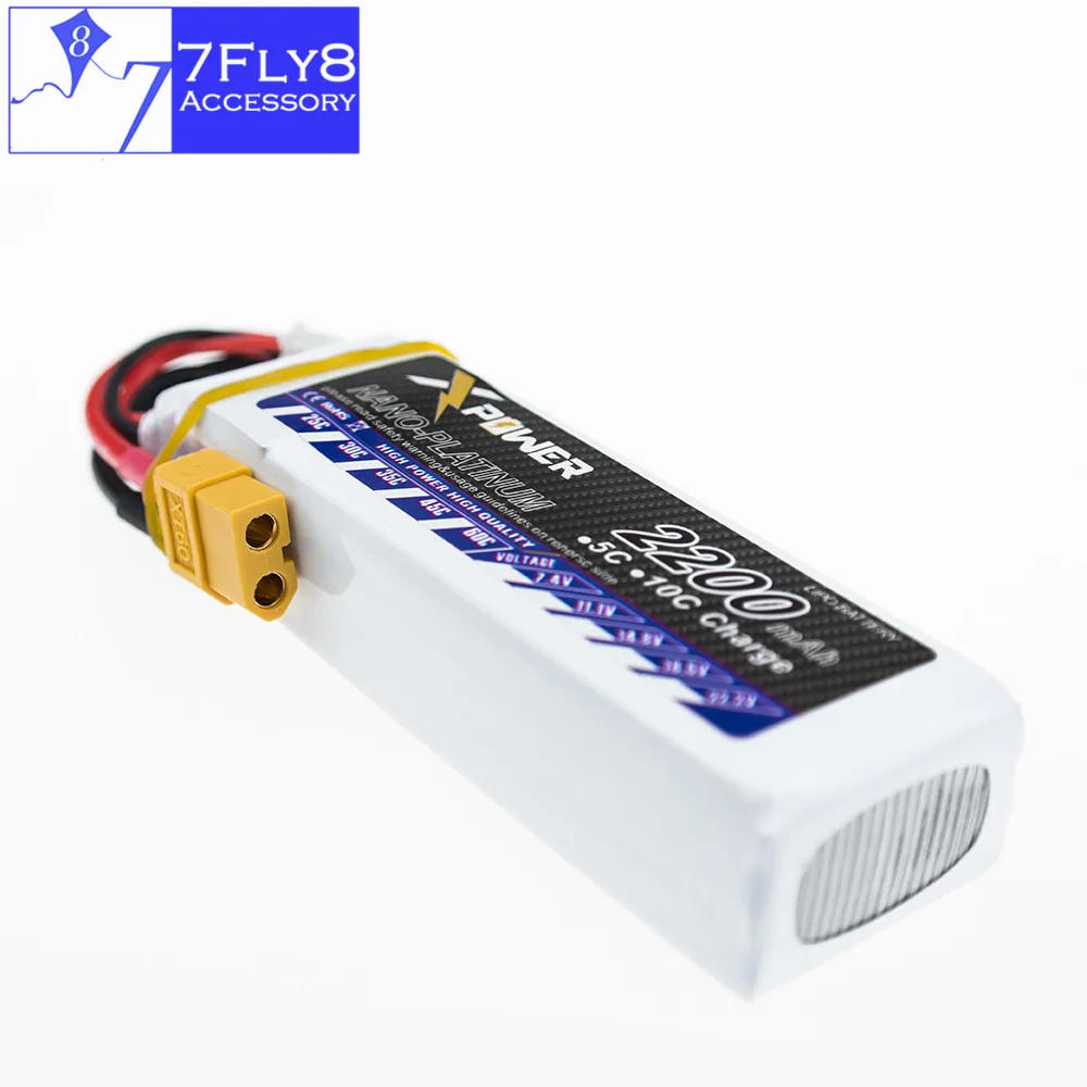 Lipo 11 1 V 3S 2200mAh литиевая батарея 30C Max 35C XT60/T штепсельная вилка Xpower 2 шт для