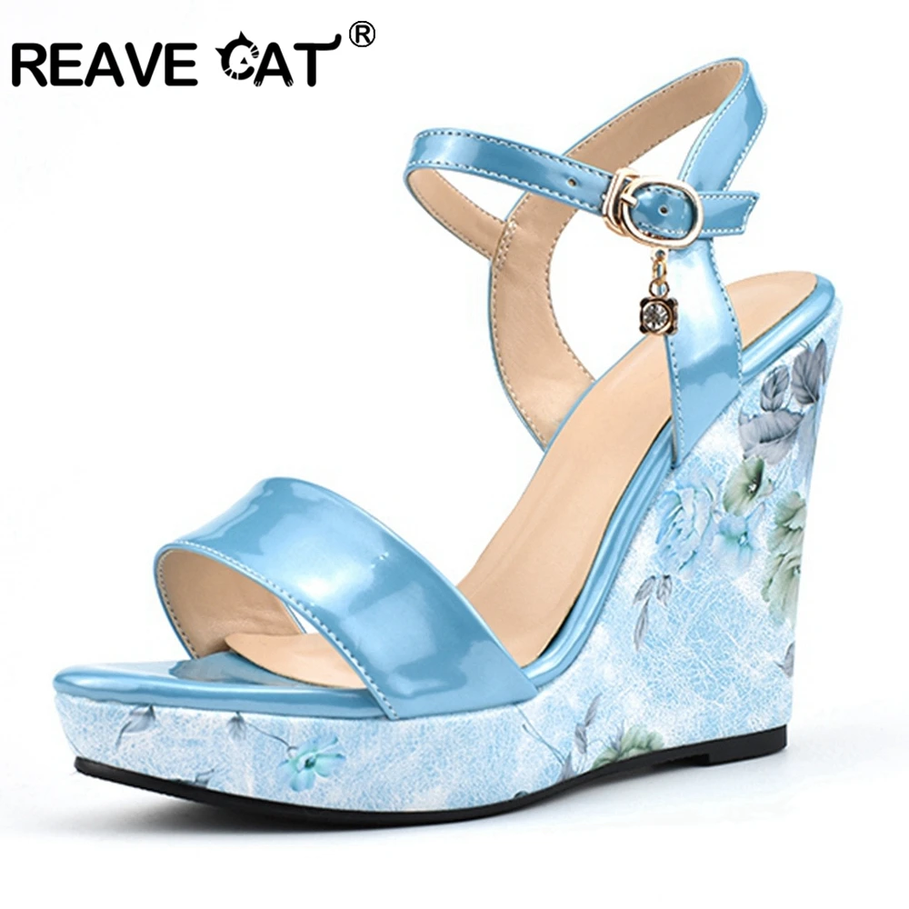 REAVE CAT Women sandals High heels Summer Platform Wedge REAVE CAT Women sandals High heels Summer Platform Wedge