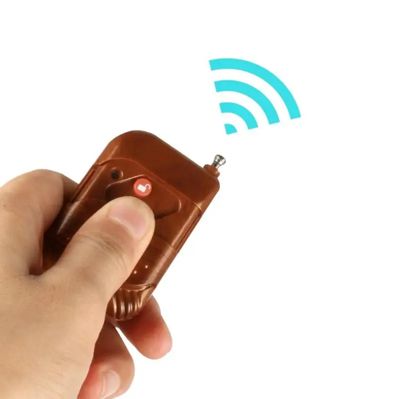 

Universal 433MHz RF 2-Channel Switch Control Learning Code Fob Transmitter Garage Door Opener Wireless Remote Control Key