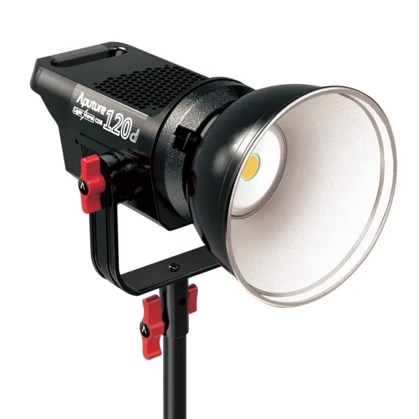 Aputure фотографии освещения LS C120D Светодиодная лампа дневного света COB для видеосъемки профессиональный студийный свет лампа для съемки на фотопленку V-mount - Цвет: Белый
