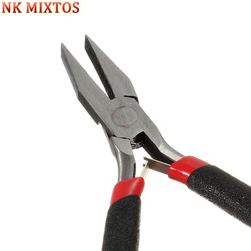 NK MIXTOS углеродистая сталь беззубистые плоскогубцы для плоского носа для изготовления ювелирных изделий набор инструментов для ремонта