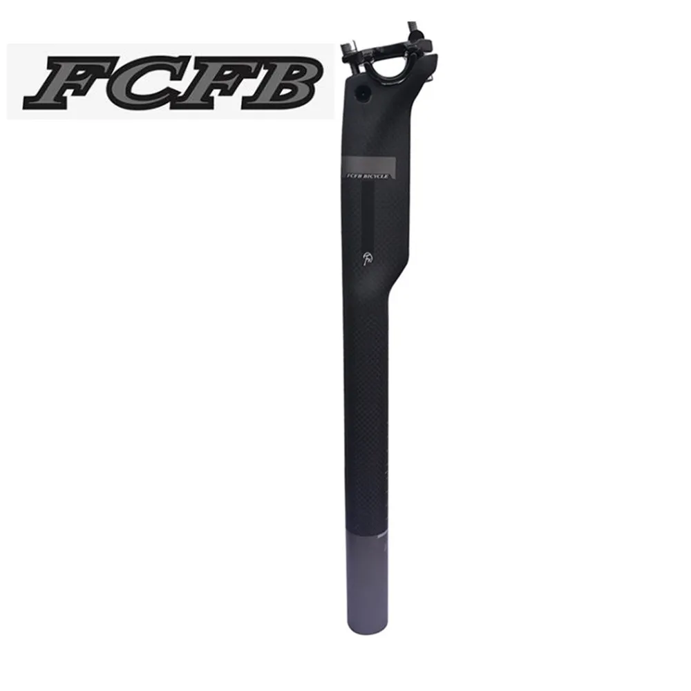 

FCFB 3k carbon seatpost matt gray color Blade small obstruction road mtb bike Seat tube 27.2/30.8/31.6*350/400mm FW-SE-04-7