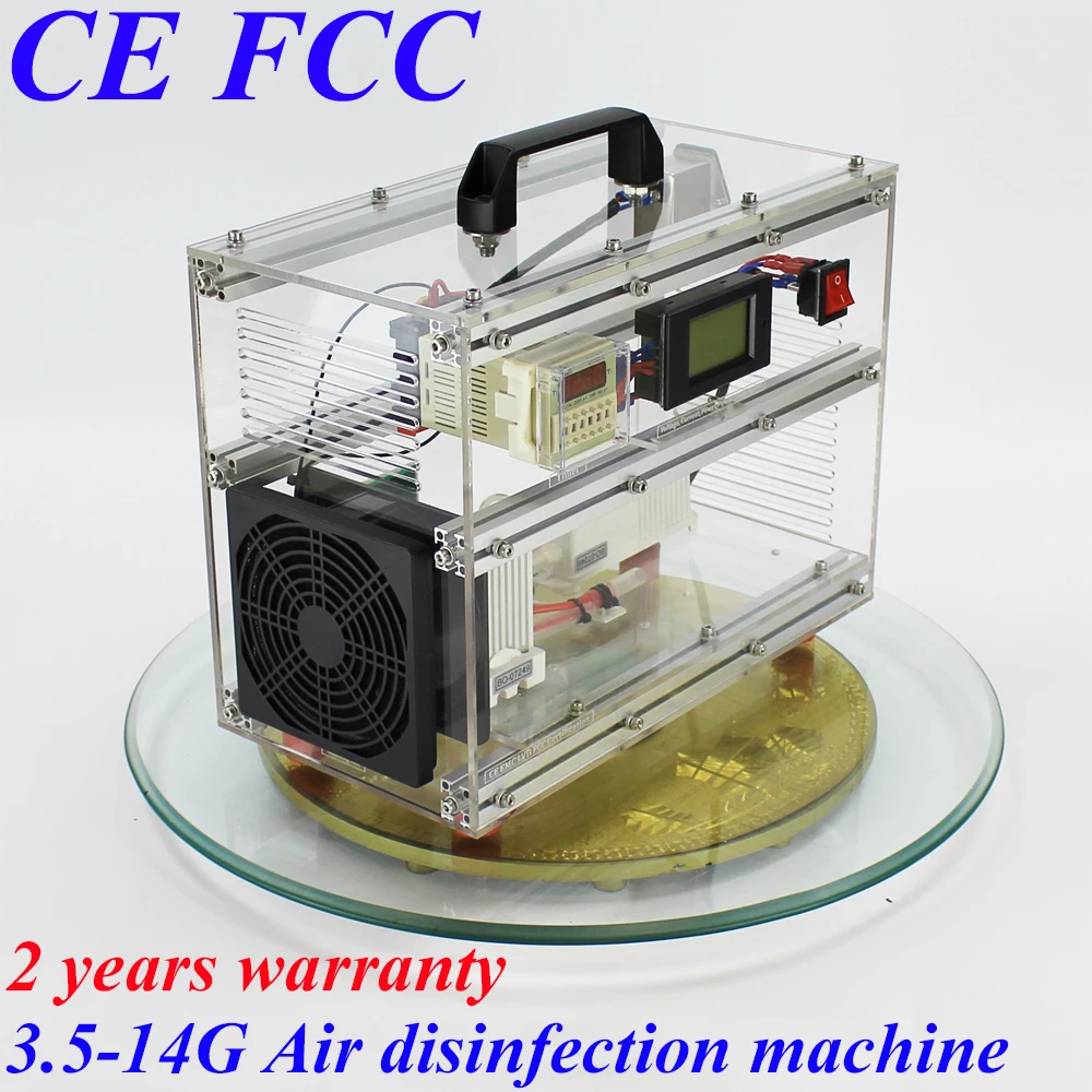 Pinuslongaeva CE EMC LVD FCC 7g/h A1 acrylic shell ozone machine Household multi-functional air sterilizer Air deodorization Pinuslongaeva CE EMC LVD FCC 7g/h A1 acrylic shell ozone machine Household multi-functional air sterilizer Air deodorization