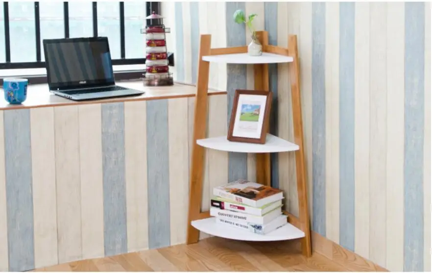37*37*84 سنتيمتر ثلاث طبقات رف الكتب خزانة التخزين bookrack مؤيد السلع الجرف