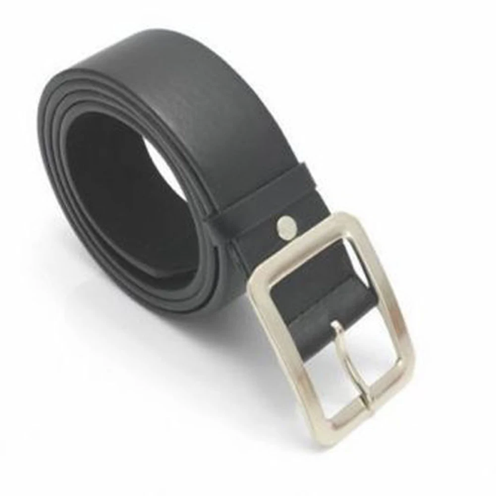 Casual Men/'s Faux Leather Belt Pin Belts Waistband Buckle Waist Strap Coffee ZH