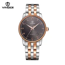 VINOCE 2016 New men casual fashion watch mechanical movement waterproof whole steel luxury sports brand v633238