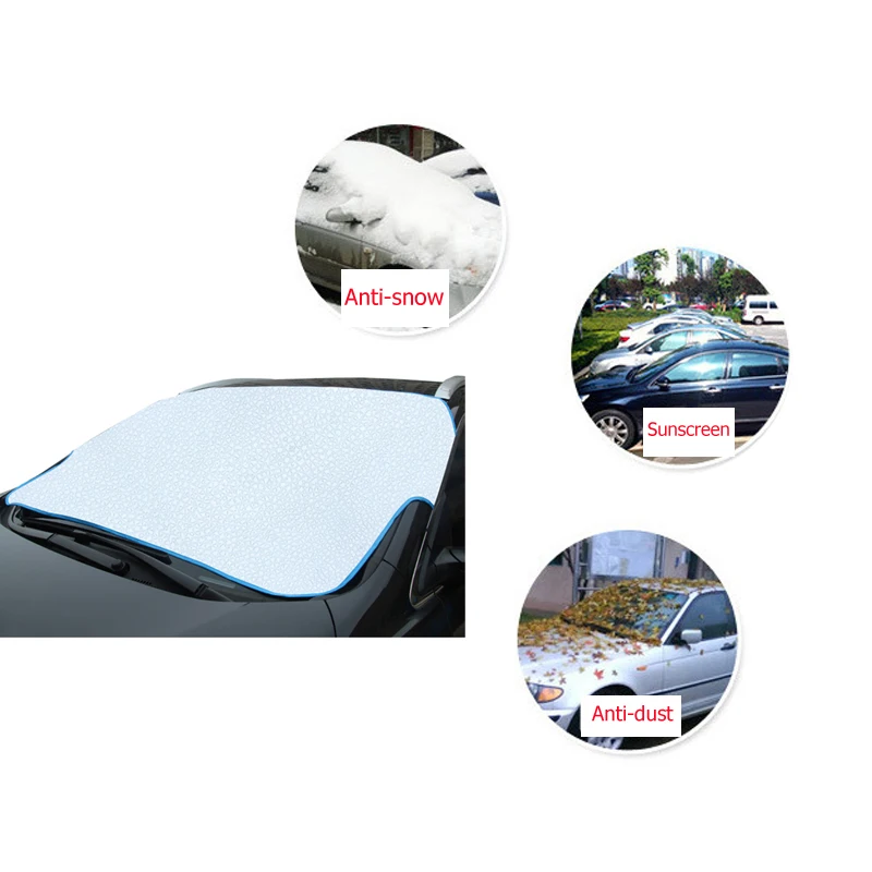 

Universal Car Covers Window Snow Sunshade Cover Auto Windshield Sun Reflective Shade Snow Ice Dust Prevent