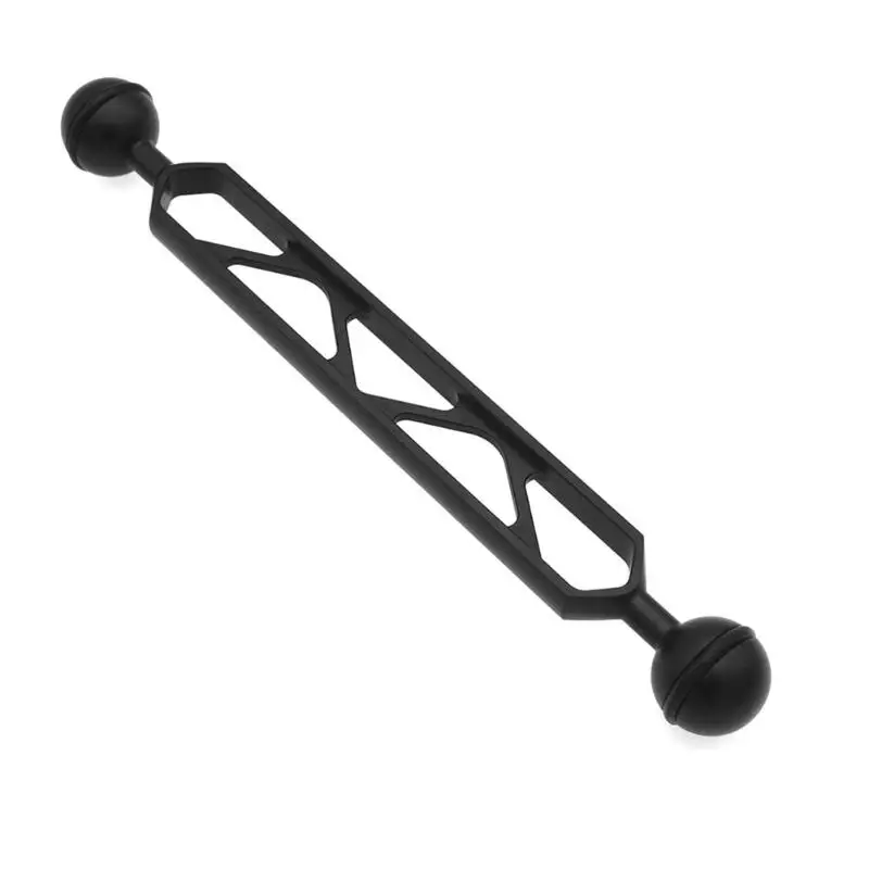 

20.5cm/8inch Double Ball Arm Extension Ball Mount Bracket Strobe Video Light Diving Underwater for Gopro Lighting System